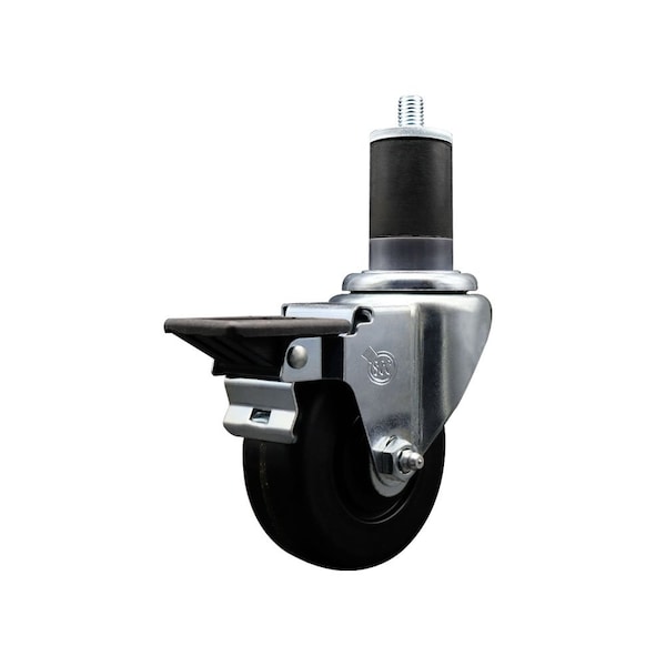 3-1/2'' Phenolic Swivel 1-5/8'' Expanding Stem Caster with Brake